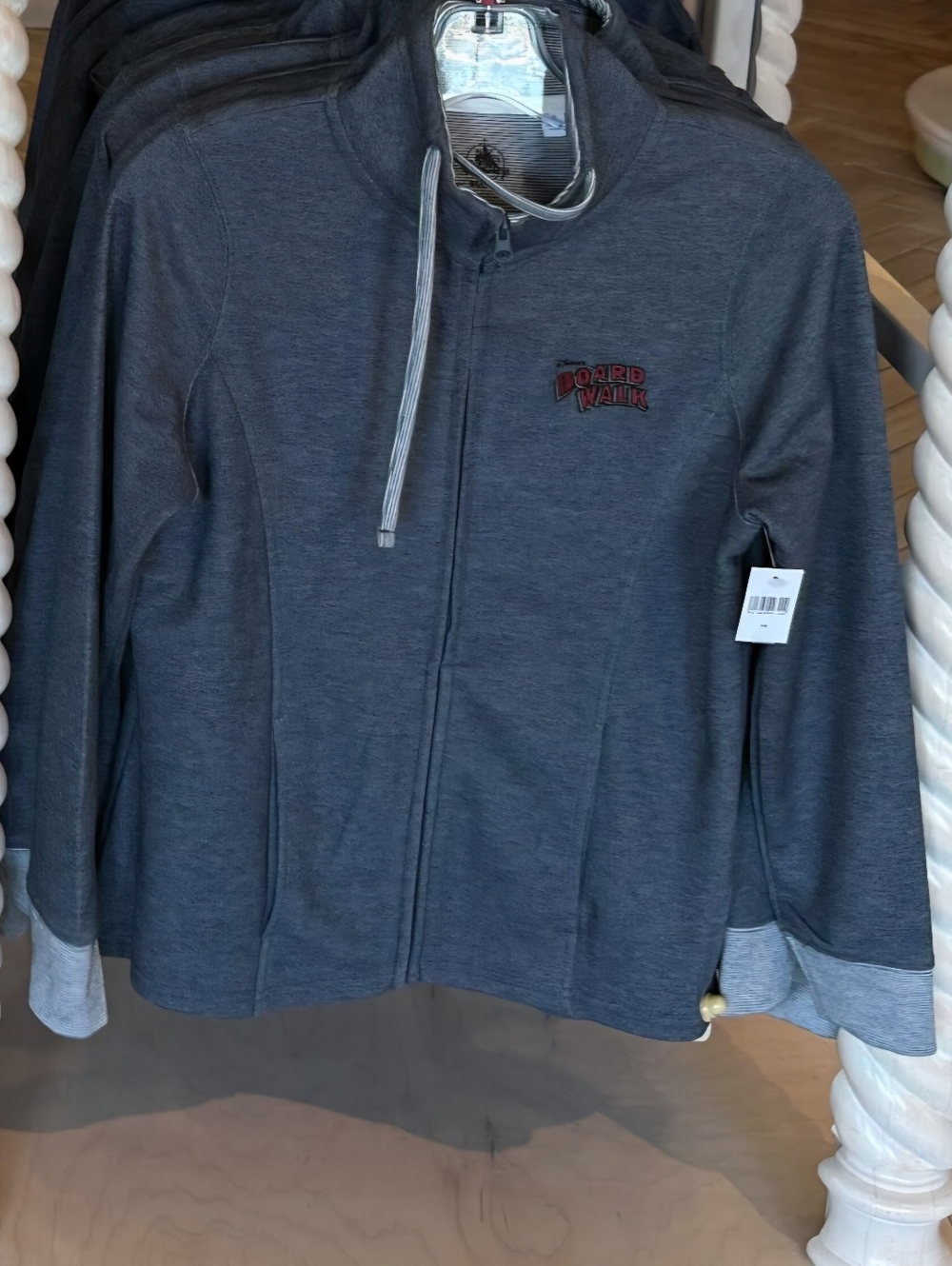 Disney Parks Zip-Up Jacket Boardwalk Resort